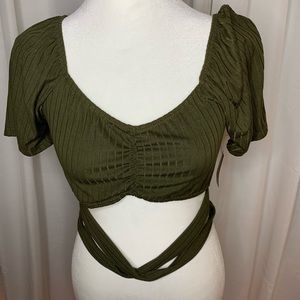 NEW: Green Crop Top